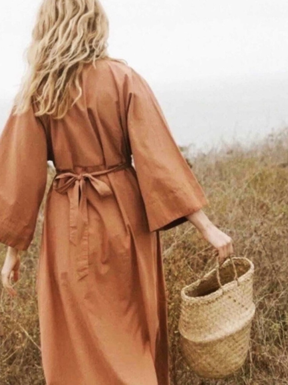Doen Avignon Cotton Midi Dress XS